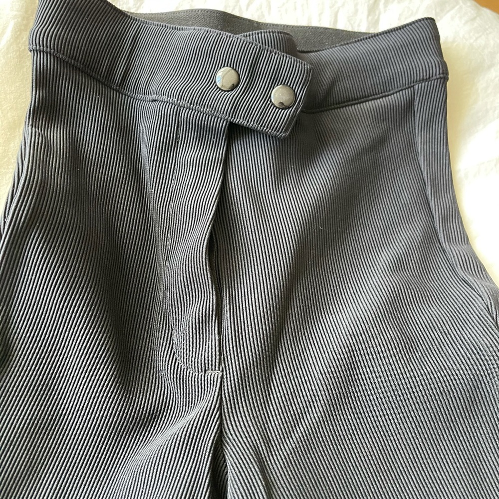 American apparel black ribbed riding pants